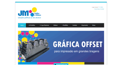 Desktop Screenshot of jmgrafica.com.br